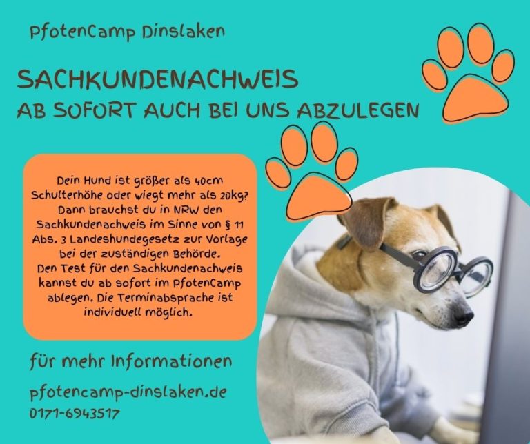 Mehr über den Artikel erfahren Neu bei uns: Sachkundenachweis!